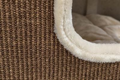 Trixie Krabpaal Xxl Humberto Creme / Donkerbruin 68X68X174 CM - Pet4you