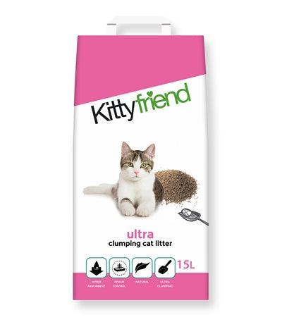 Kitty Friend Ultra Kattenbakvulling 15 LTR - Pet4you