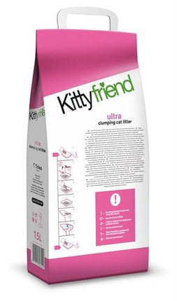 Kitty Friend Ultra Kattenbakvulling 15 LTR - Pet4you