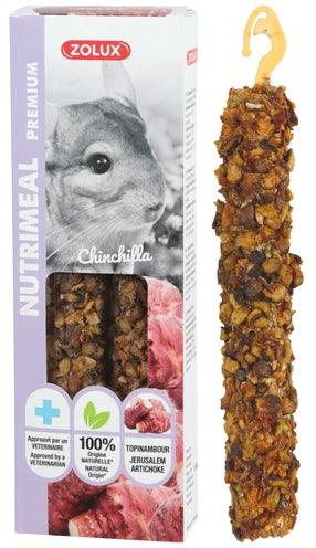Zolux Nutrimeal Stick Chinchilla Aardpeer 110 GR 2 ST - Pet4you