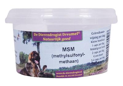 Dierendrogist Msm Capsules 50 ST - Pet4you