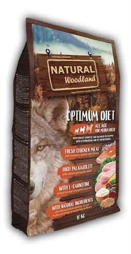 Natural Woodland Optimum Mini / Medium Breed Diet 10KG - Pet4you