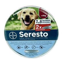 Bayer Seresto Teken- En Vlooienband Hond VANAF 8 KG 70 CM 2 ST - Pet4you