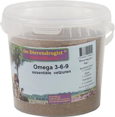 Dierendrogist Omega 3-6-9 Vetzuren 500 GR - Pet4you